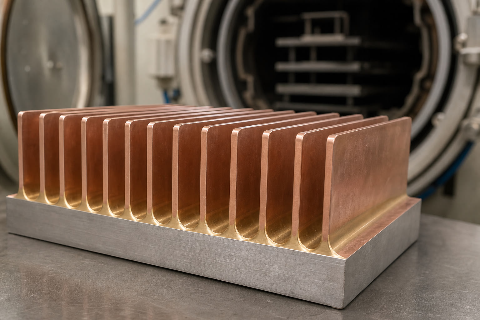 Custom brazed heat sink assembly for high-power electronics