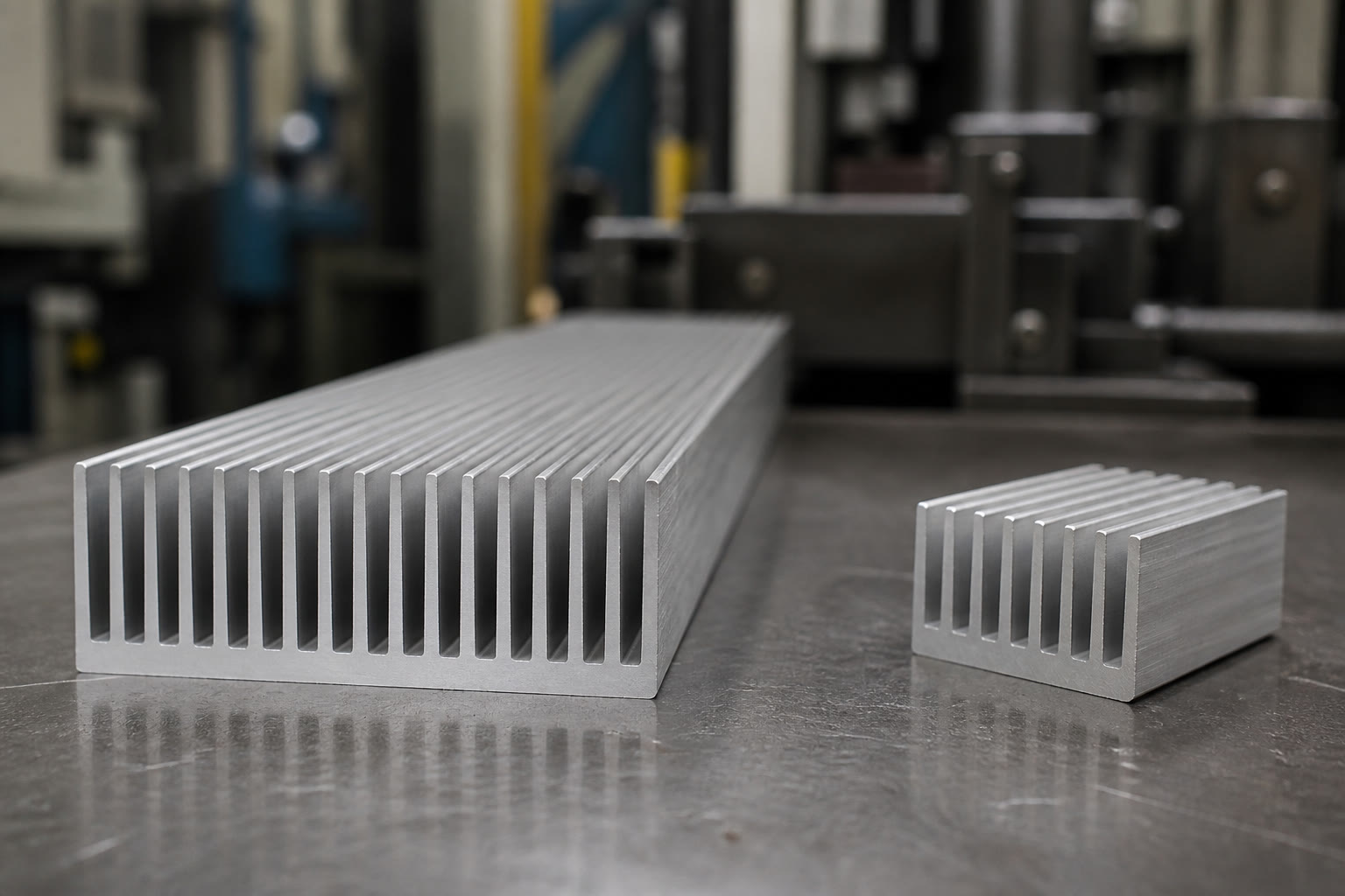 Custom extruded heat sink manufacturing